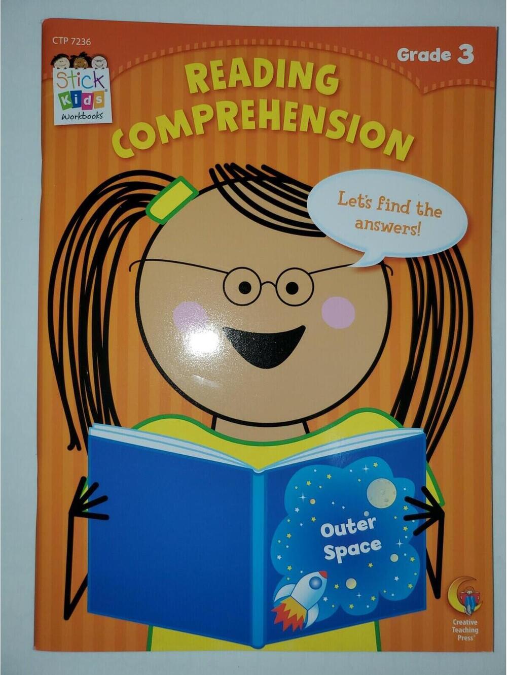 Stick Kids 3rd Grade Reading Comprehension Workbook & Answer Key